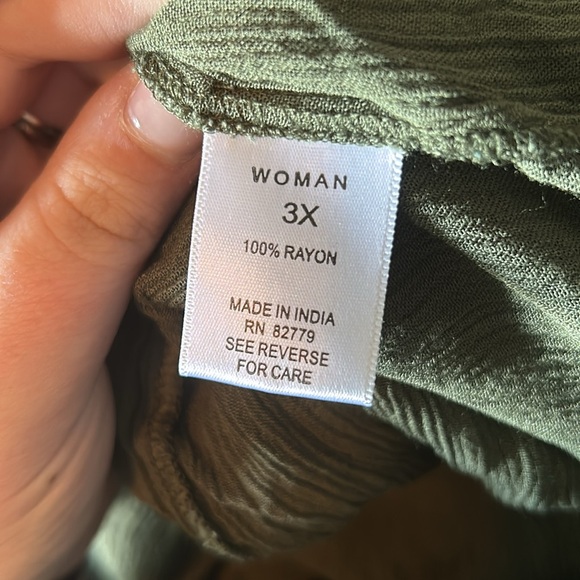 Westport boho style gauze long sleeve top - Picture 3 of 3